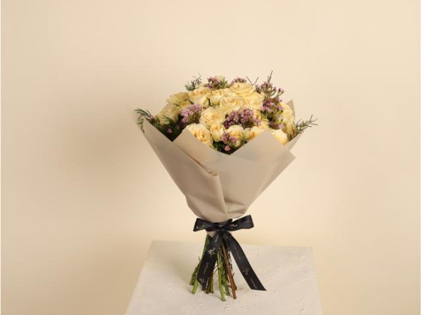 Baby Rose & Wax Bouquet