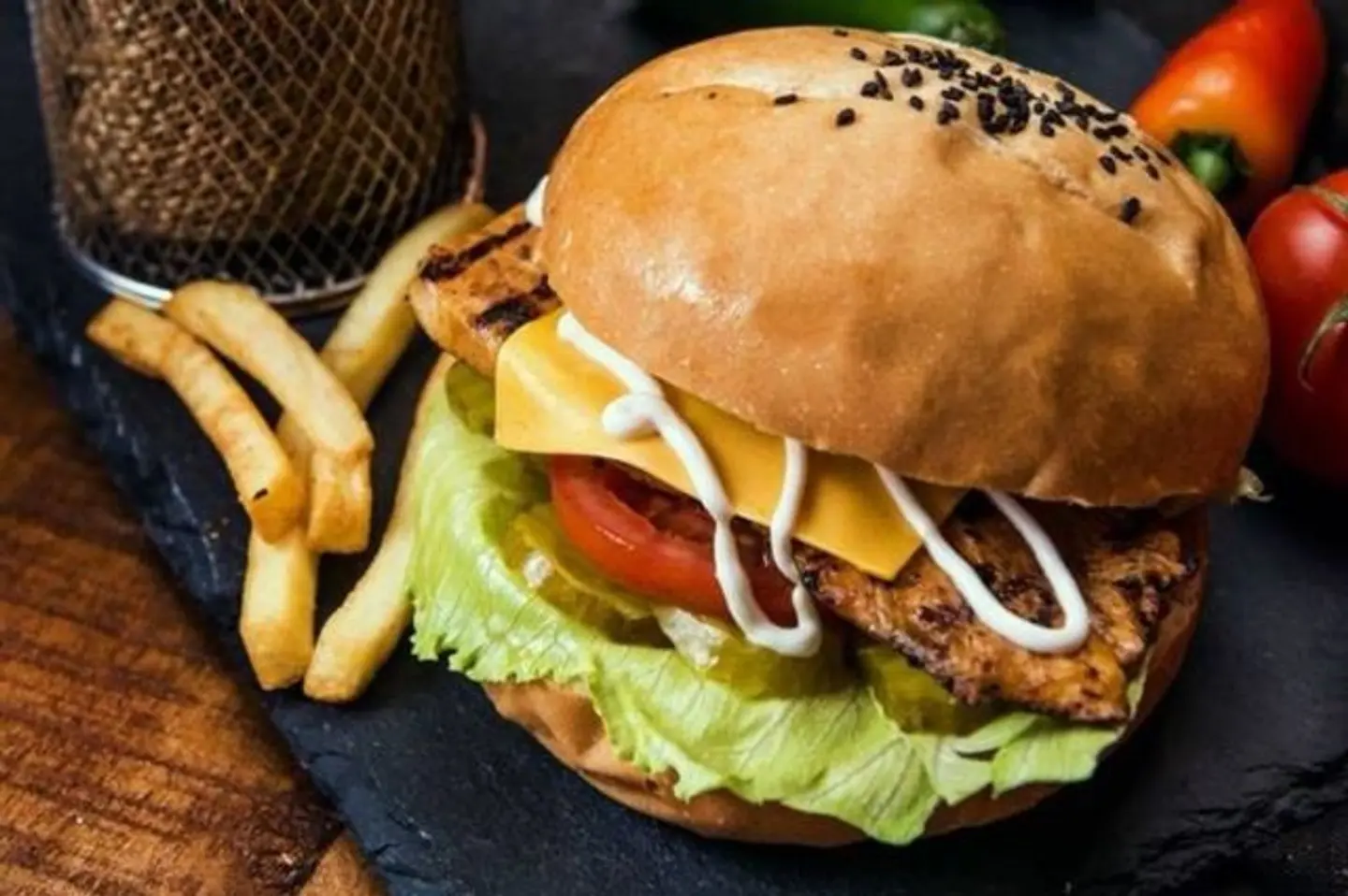 Grilled Chicken Burger