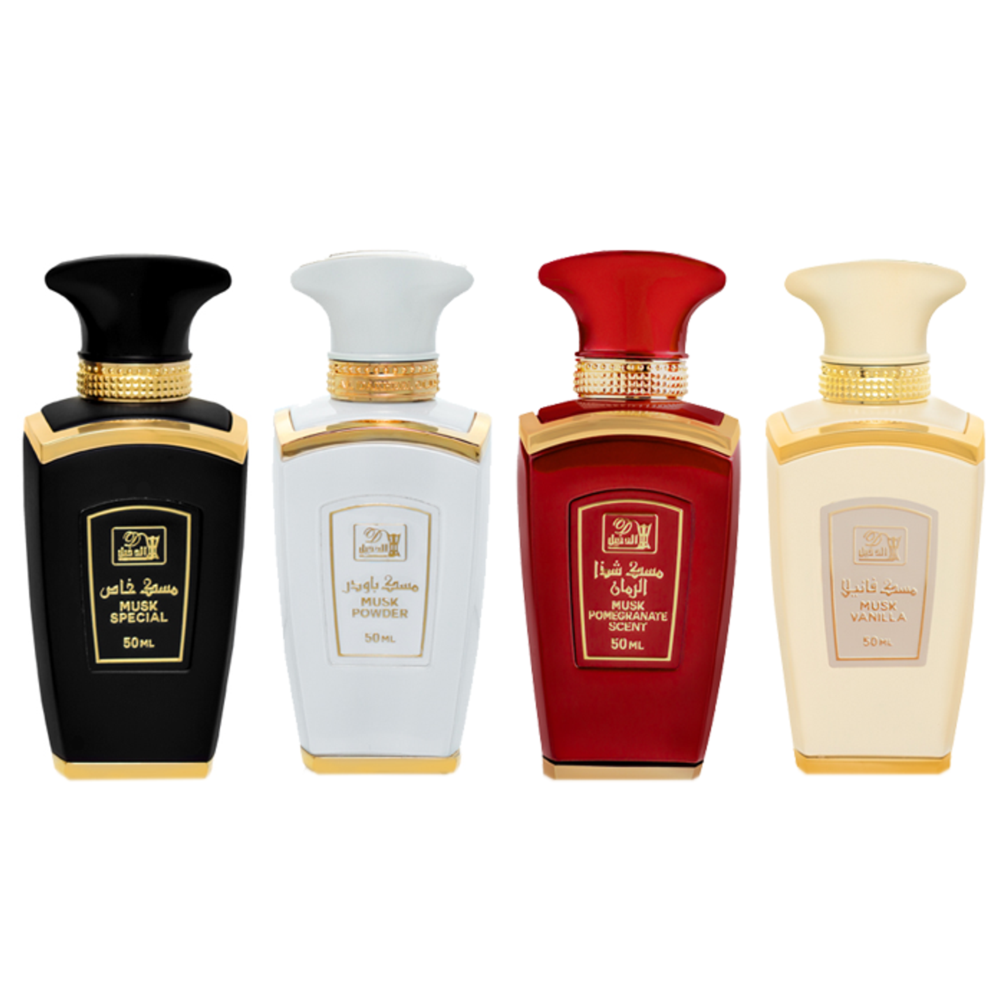 Al Dakheel Oud Musk Set 4 × 50 Ml