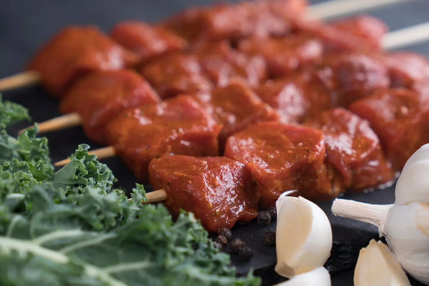 Veal Loin Awsal Skewers