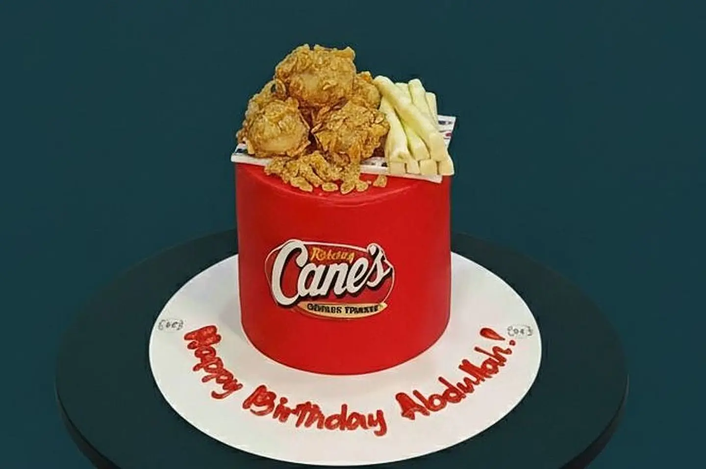 Raising Cane's Cake