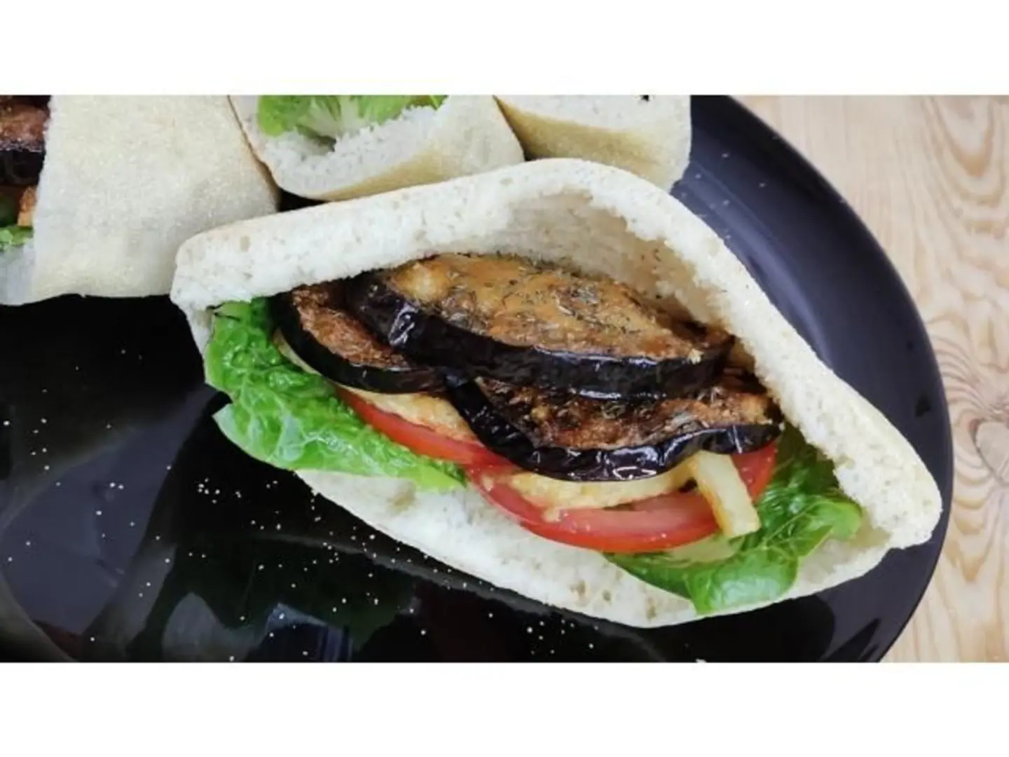 Mousagah With Sausage Sandwich