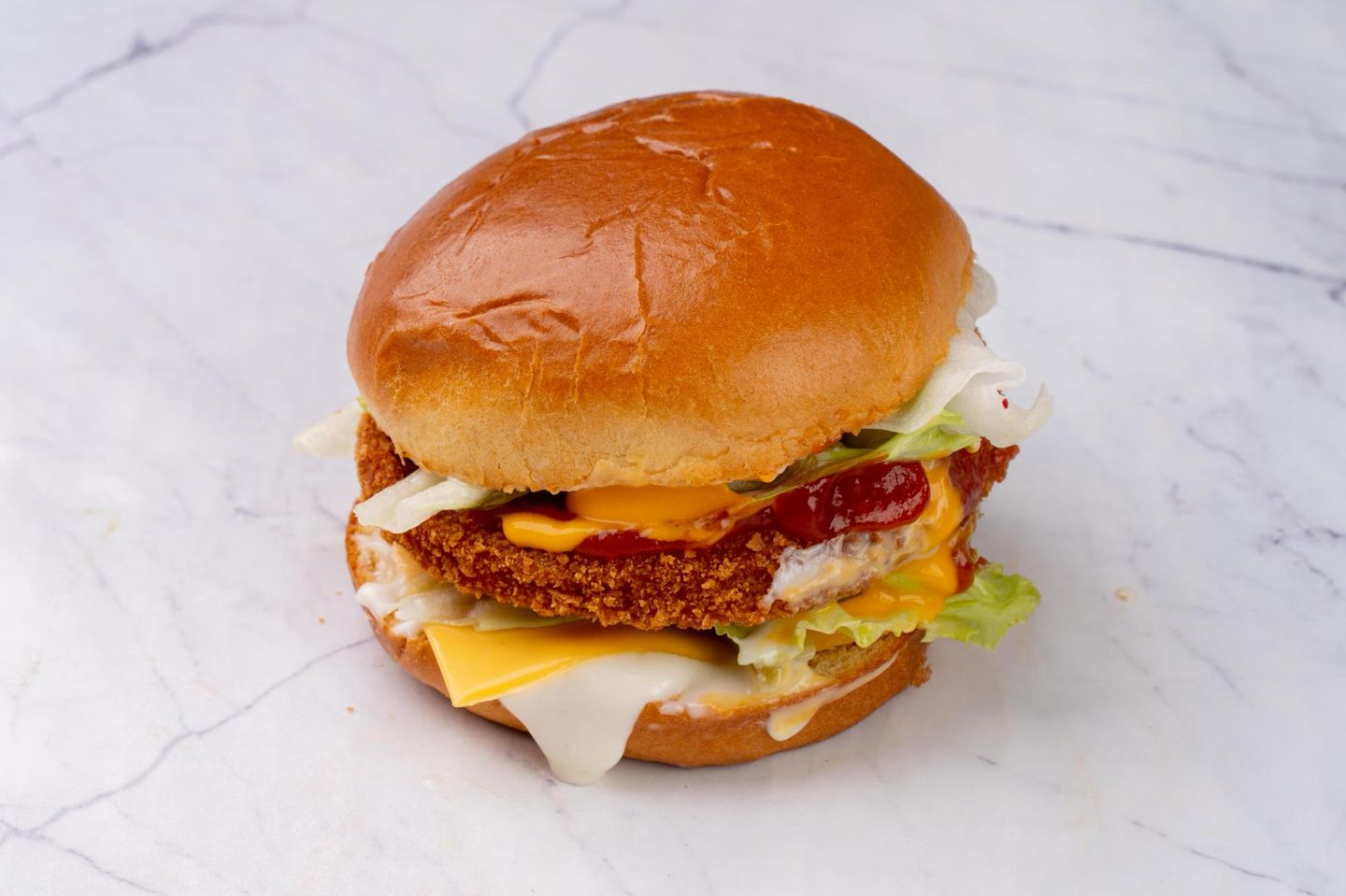 Single Brioche Chicken Burger