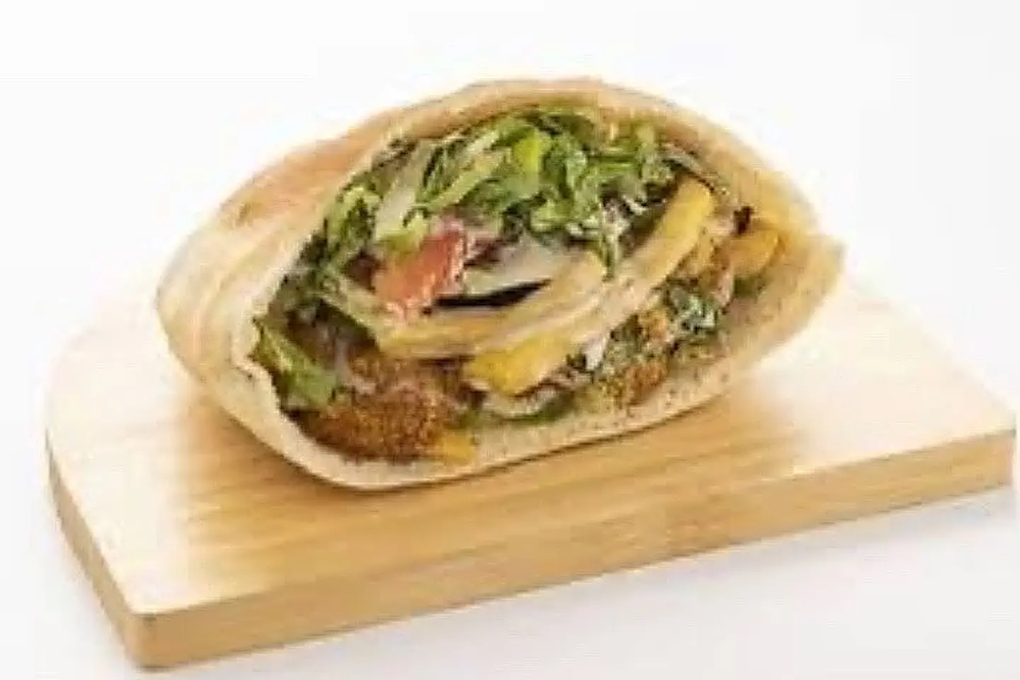 فلافل مع بيض مقلي