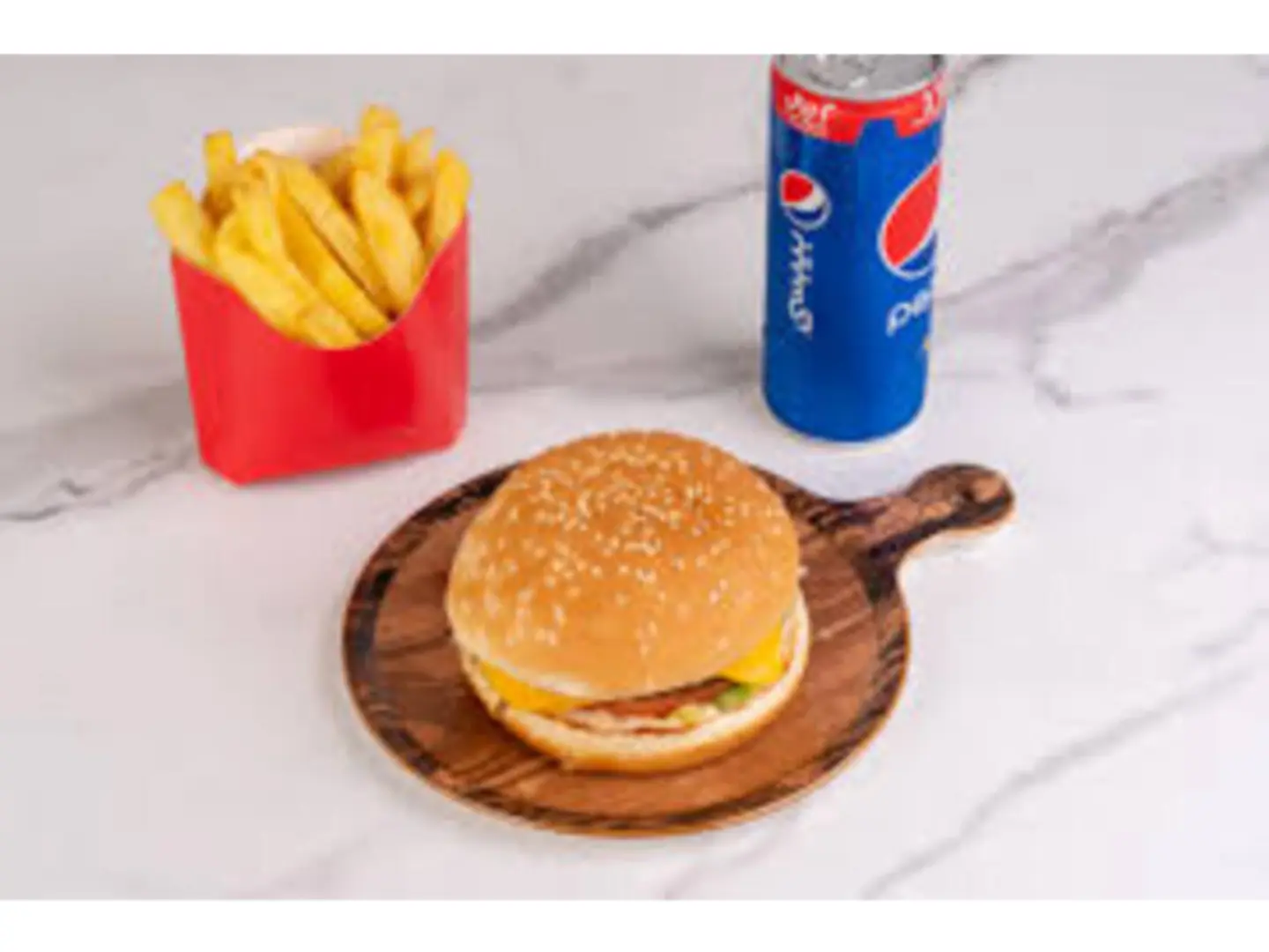 Beef Burger Meal - Regular