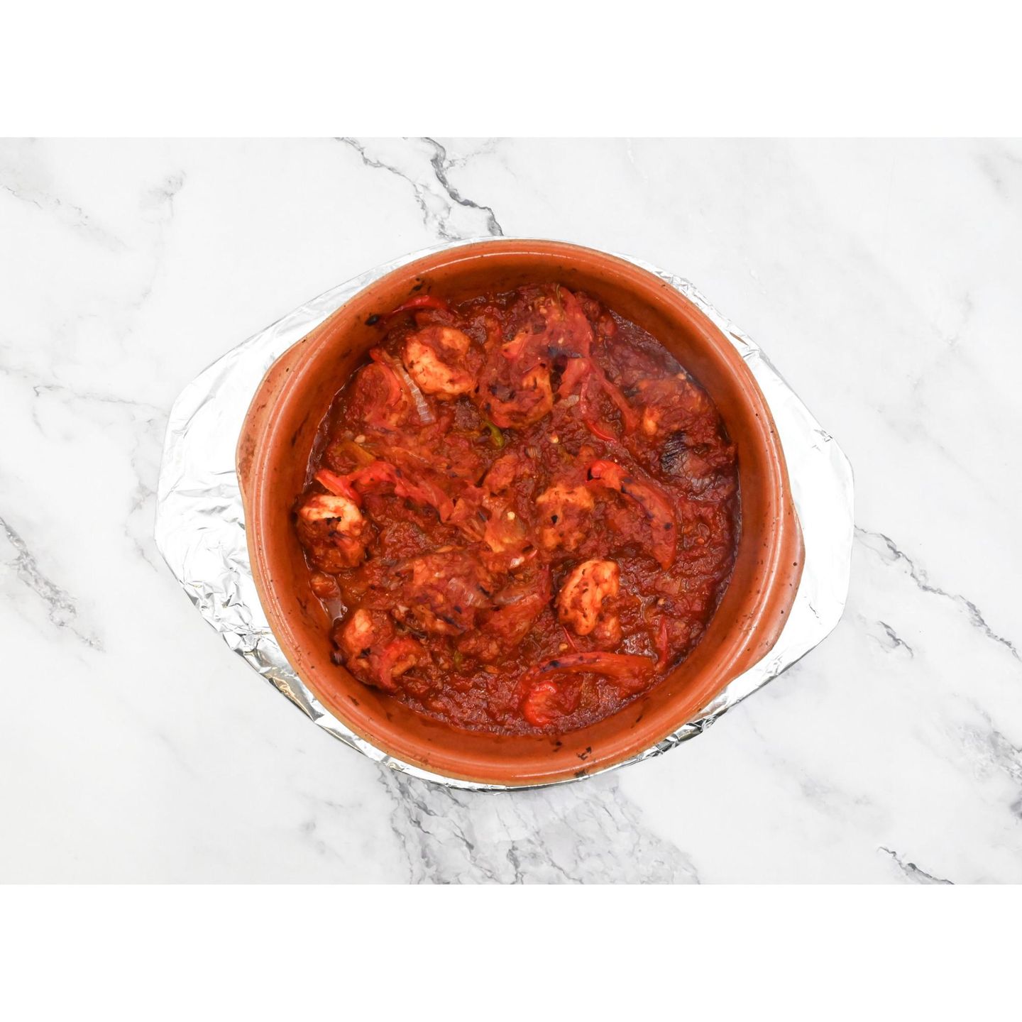 Shrimp Casserole With Red Sauce