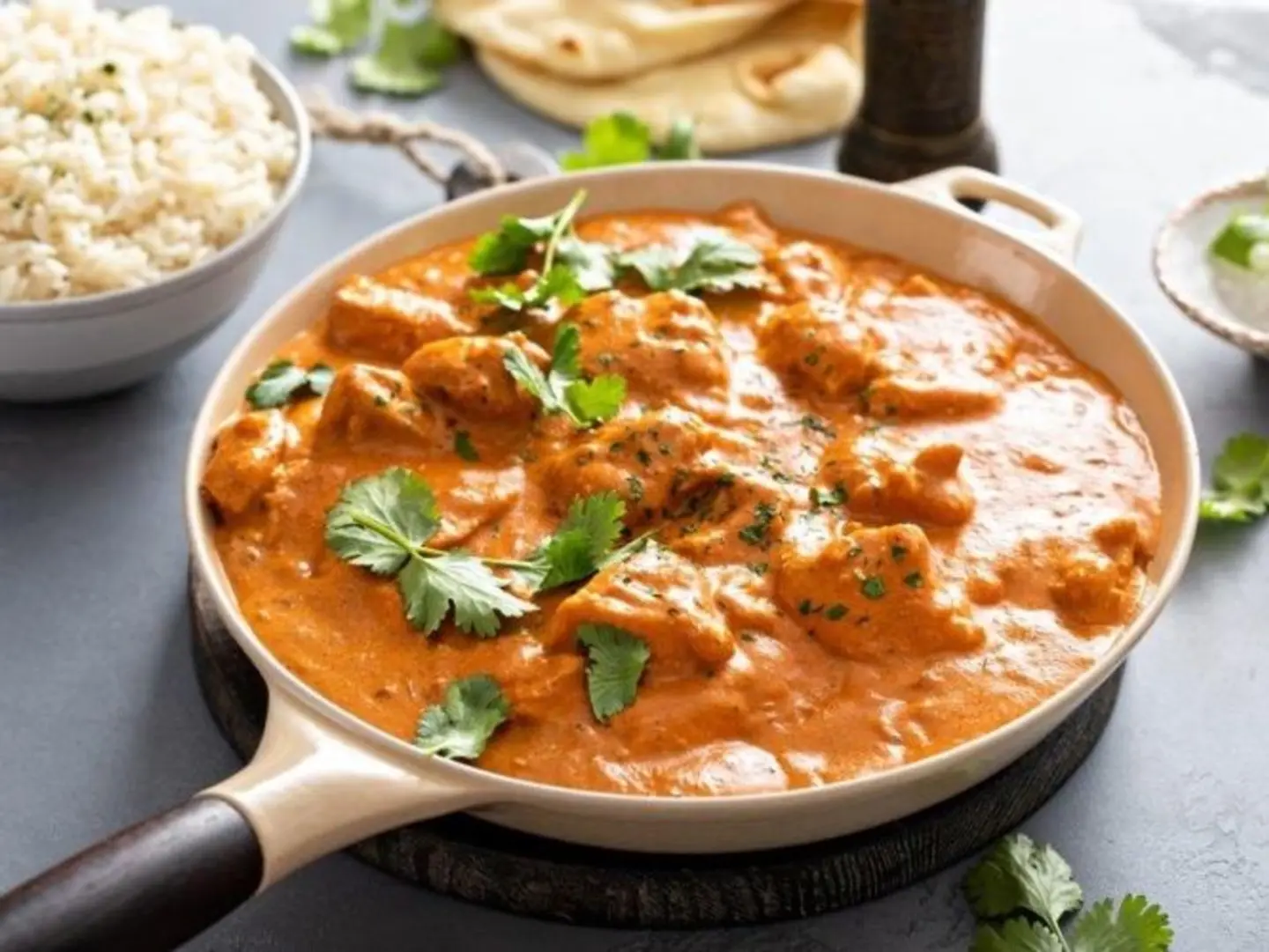 Butter Chicken With Biryani Rice