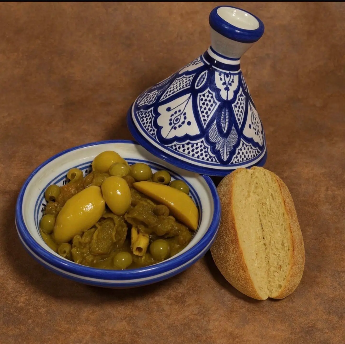 طاجن لحم بالزيتون