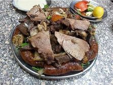 صحن سمين وسط