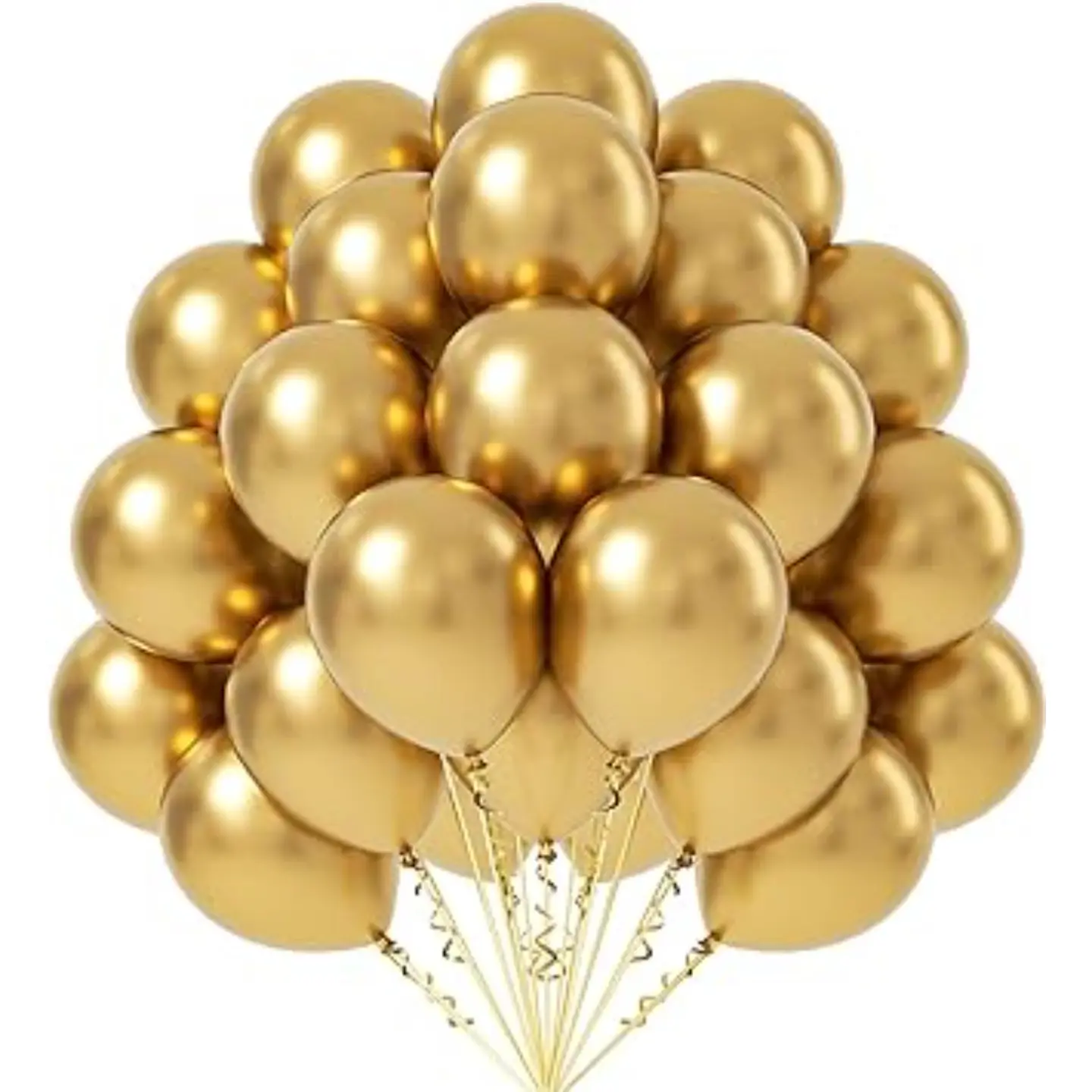 بالون كروم ذهبي
