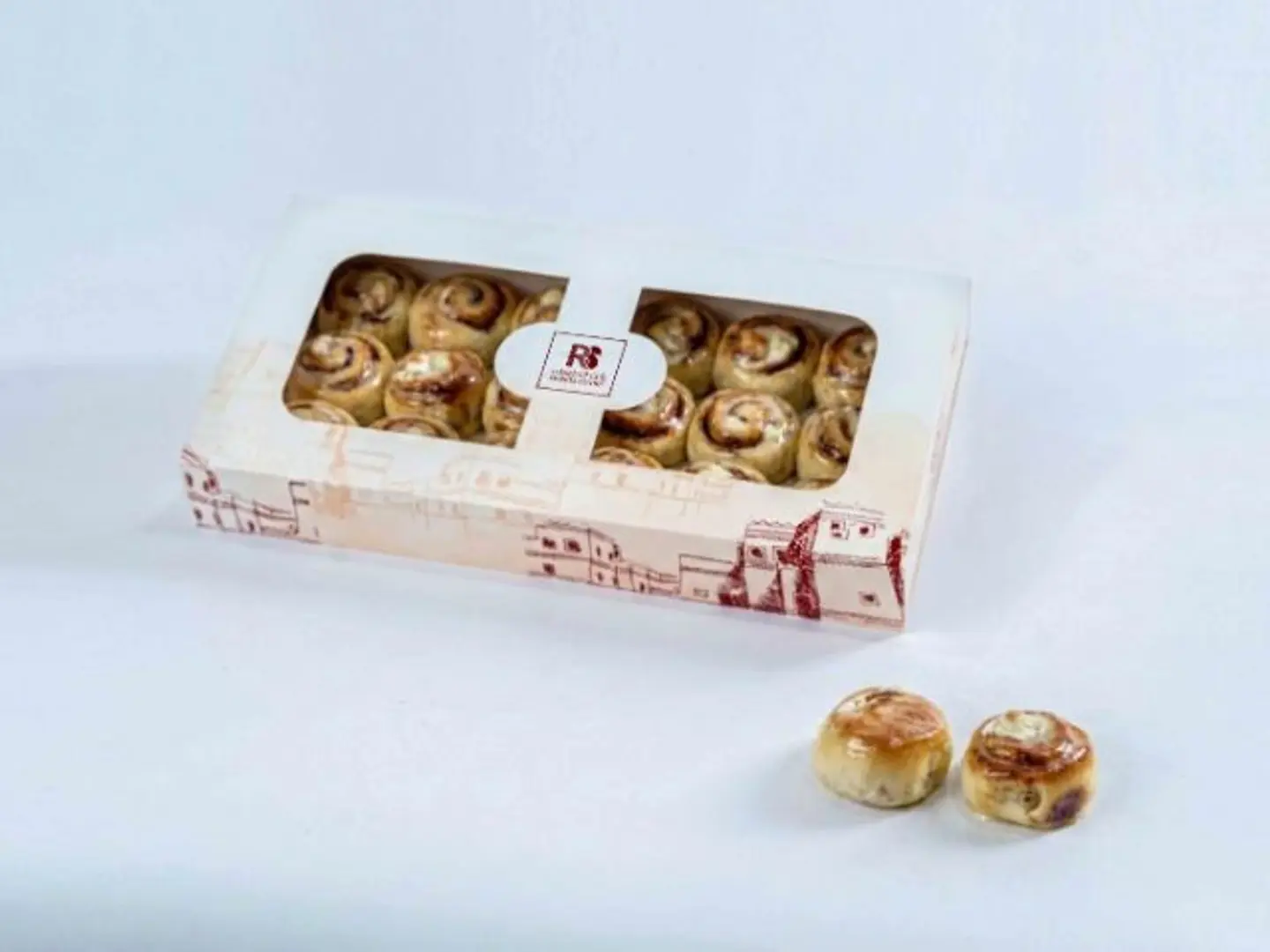 Cream Cinnabon - One Kilo Of Cinnamon Rolls With Cream