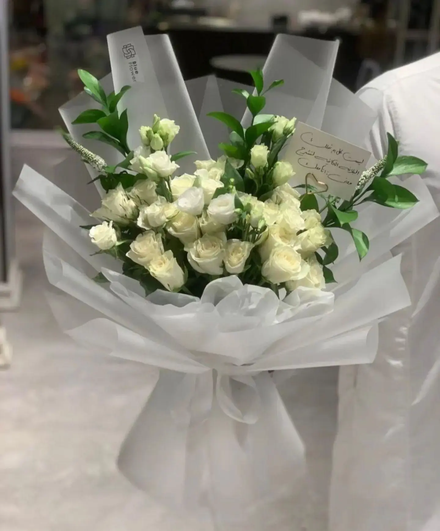 بوكيه ورد فل وياسمين