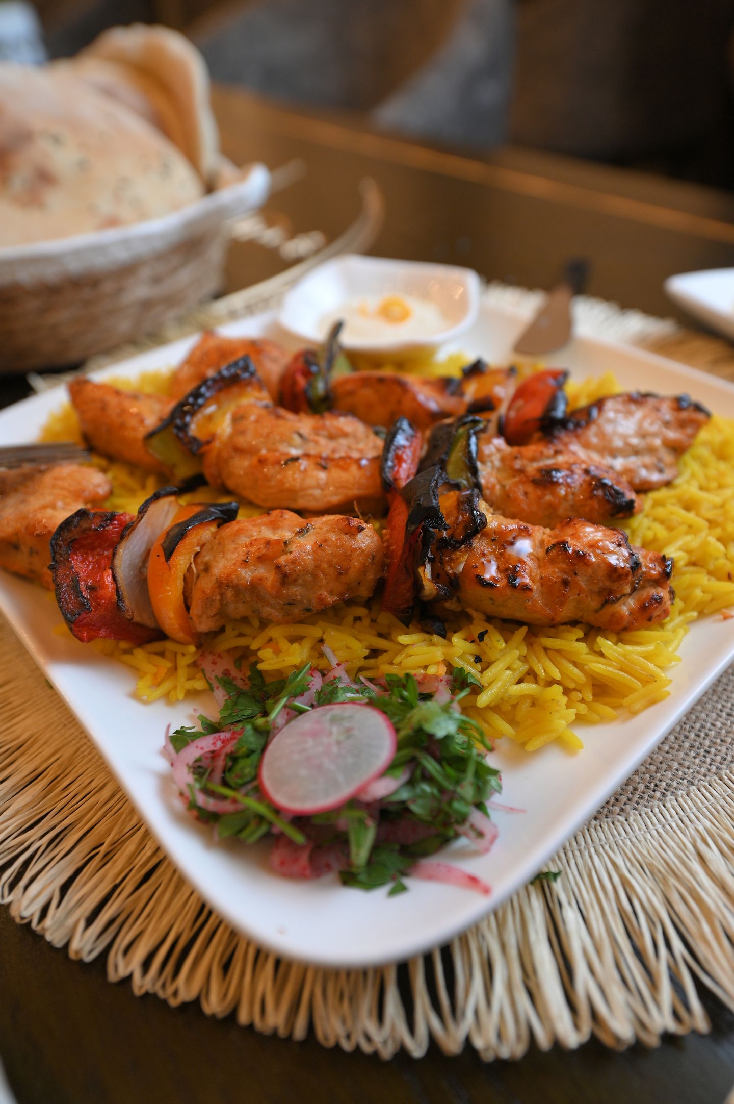 وجبة شيش طاووق