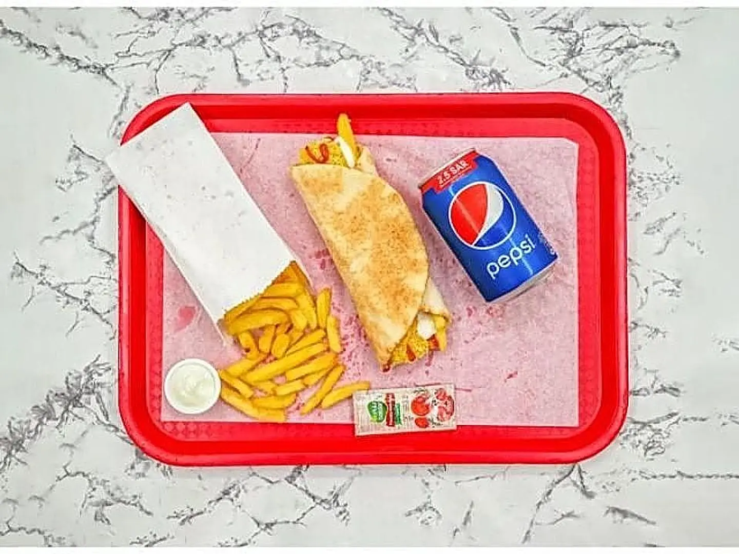 ساندوتش مسحب وجبة