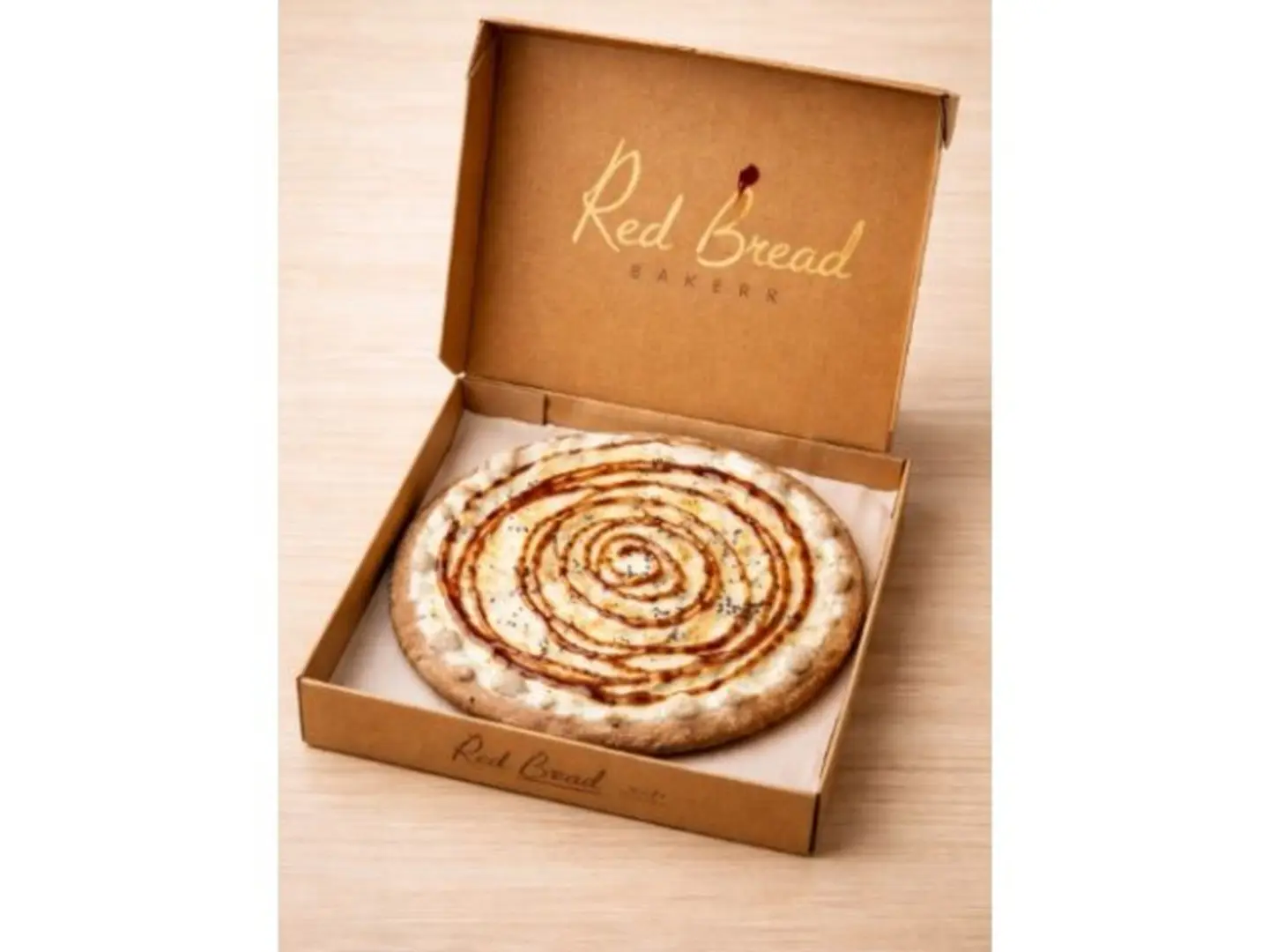 بيتزا عش البلبل بالخبز الأحمر