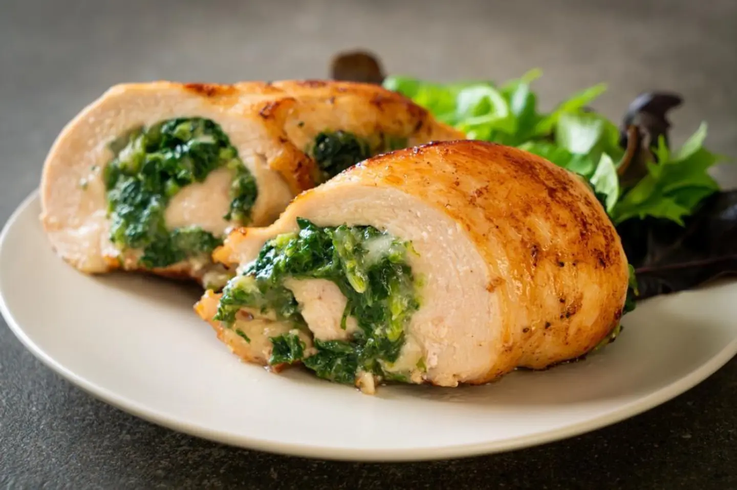 Stuffed Spinach