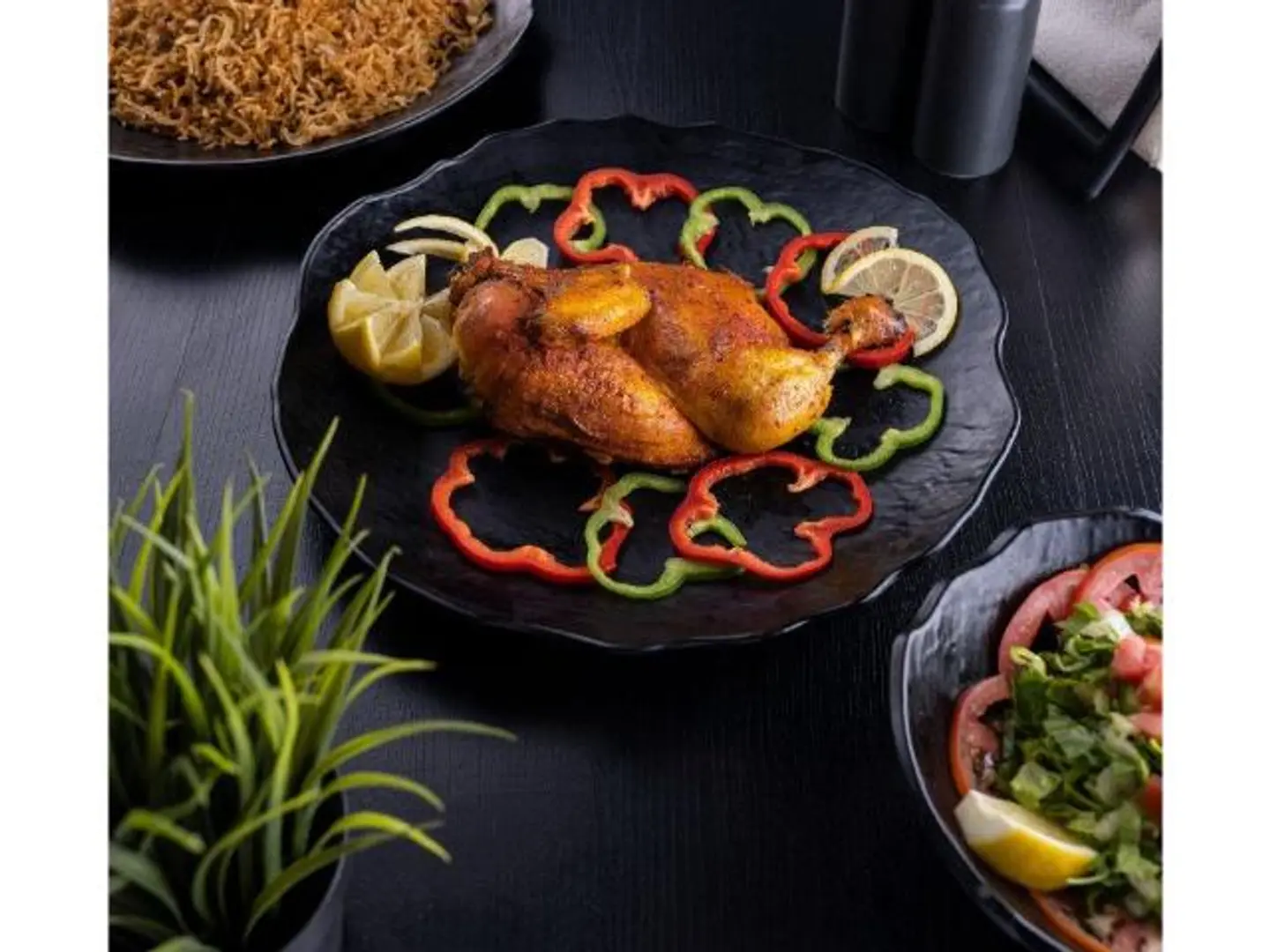 دجاج مندي مع الرز