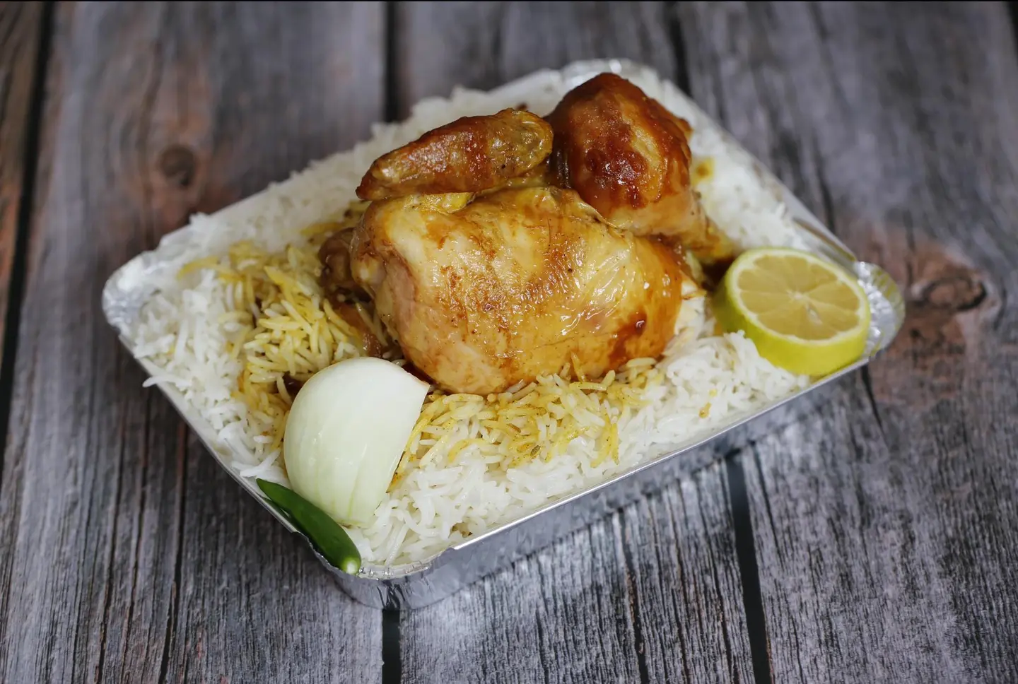 Half Grill Chicken With Abu Bint Rice