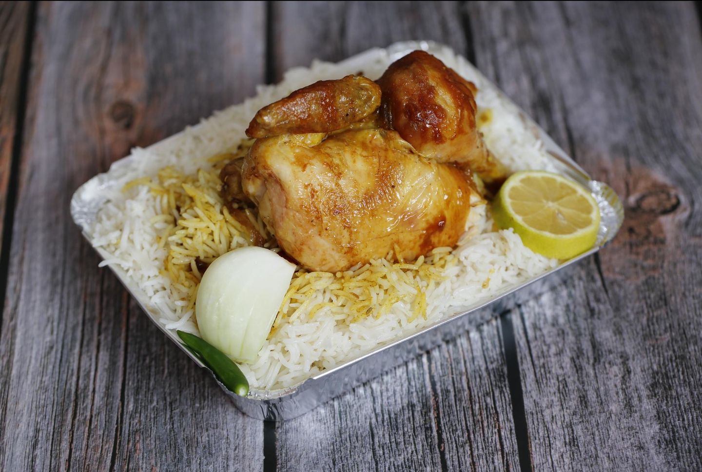 Half Grill Chicken With Abu Bint Rice