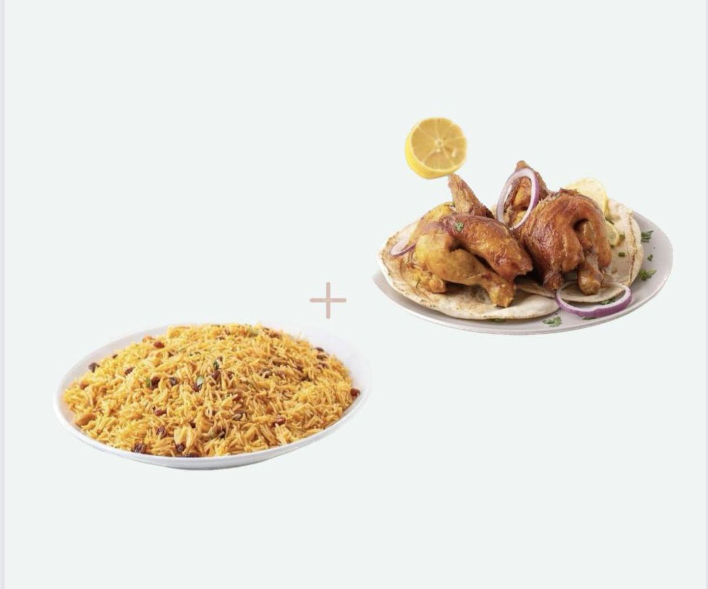 Grill Chicken With Rice - Whole Chicken