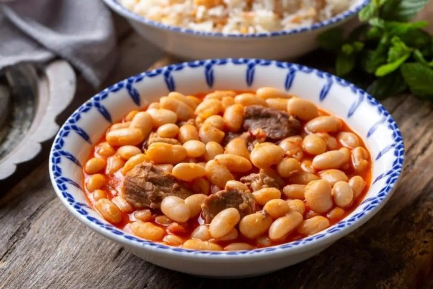 صحن فاصوليا