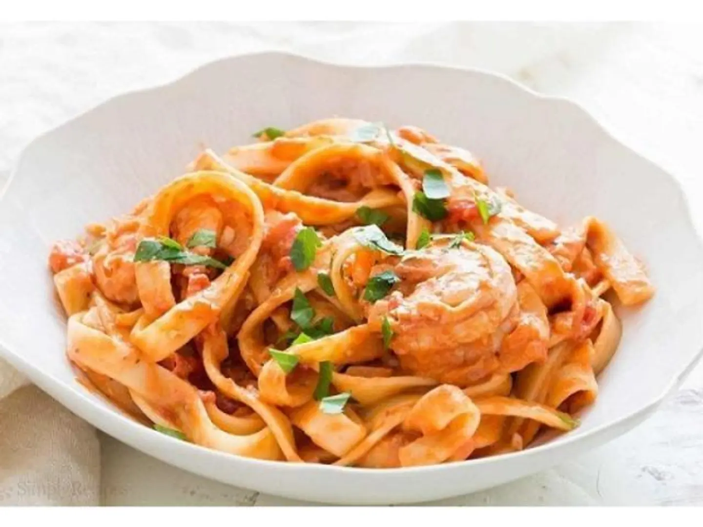 Red Shrimp Pasta