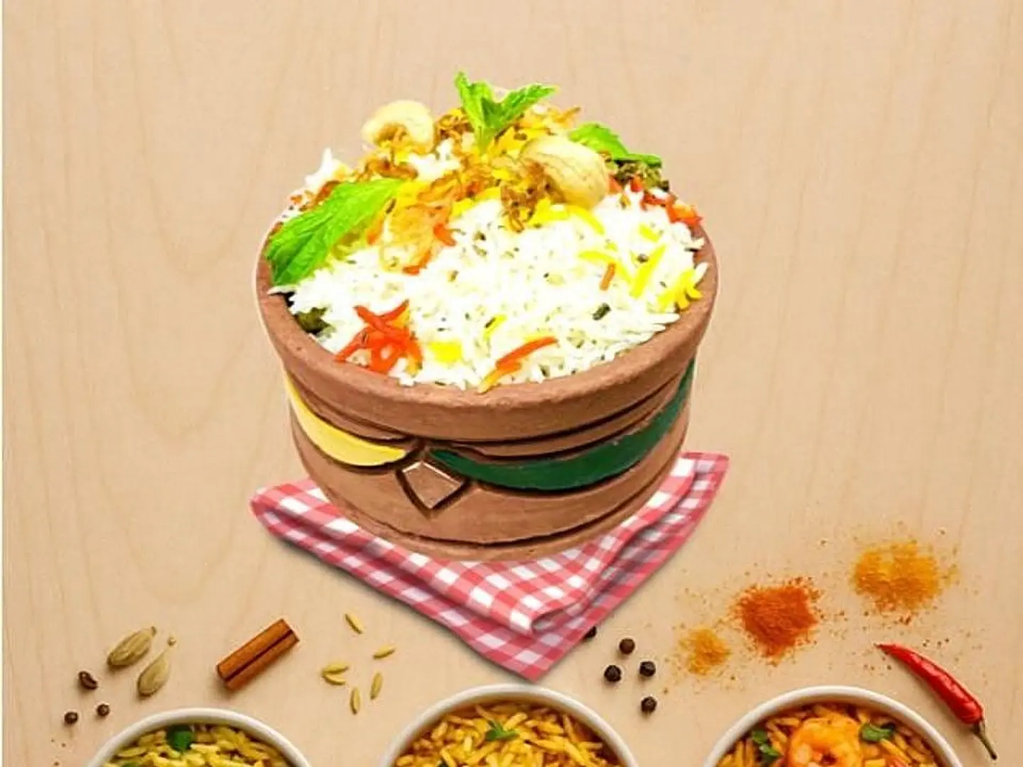 ارز برياني خضار