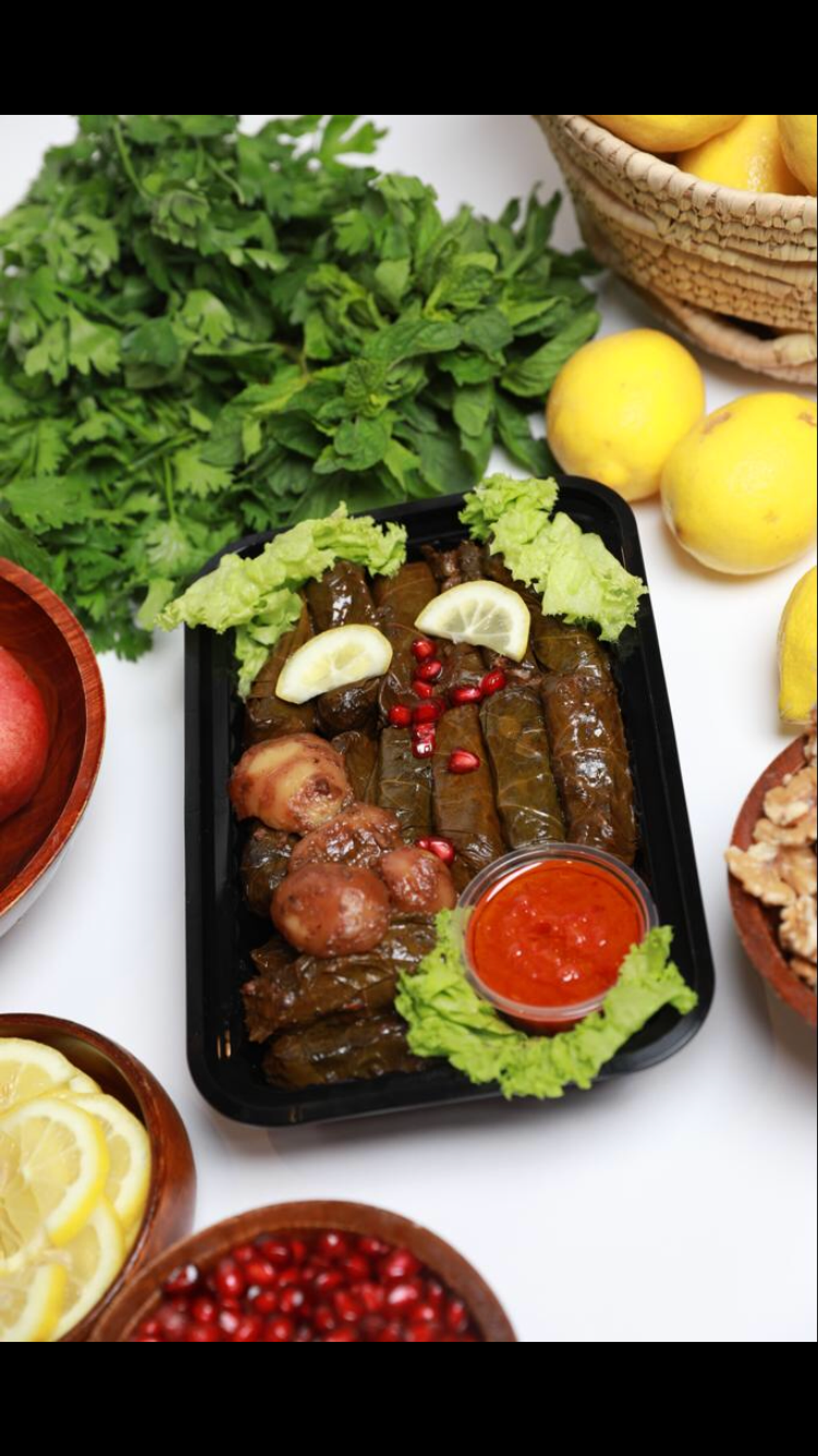 ورق عنب وسط 15 حبة