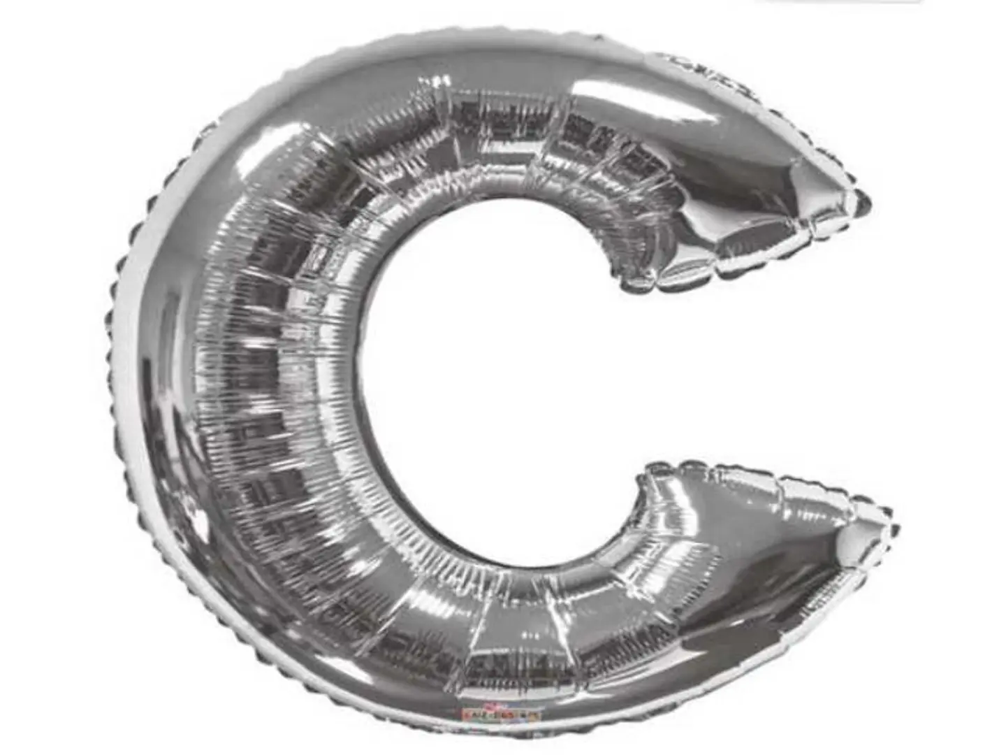 Letter C Helium Tin