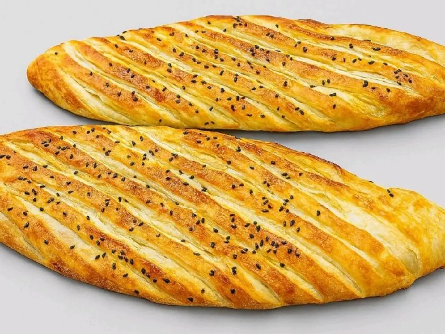 فطيرة مع الشام جبن