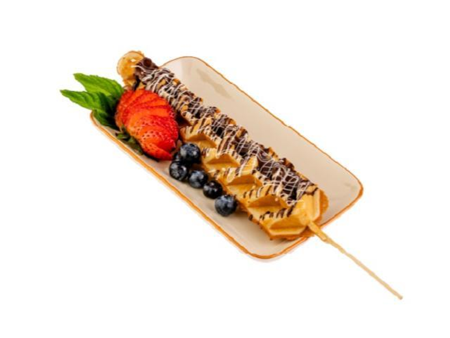 Steak Waffle Belgian Chocolate