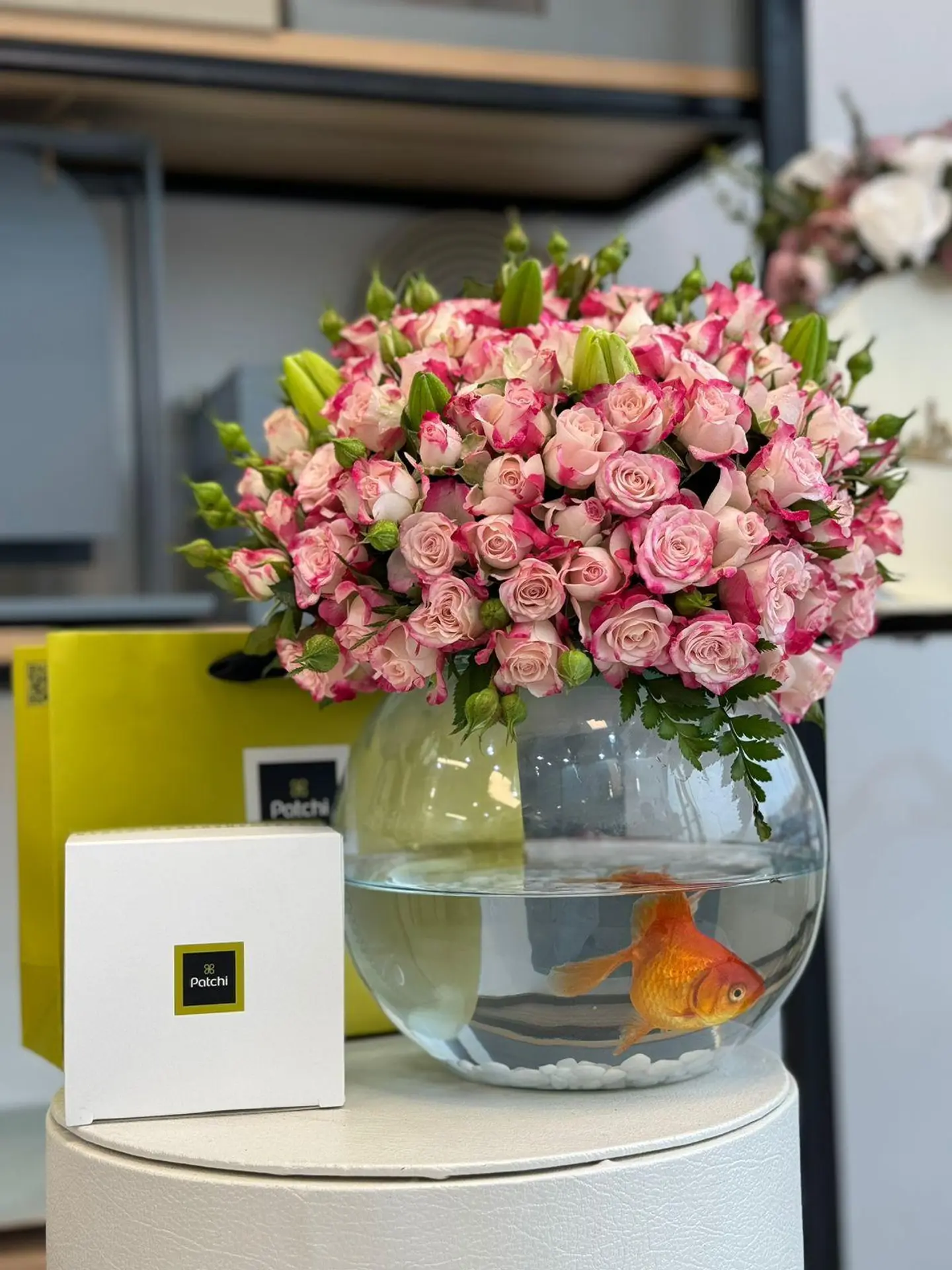 فازه وردي مع السمك ٥