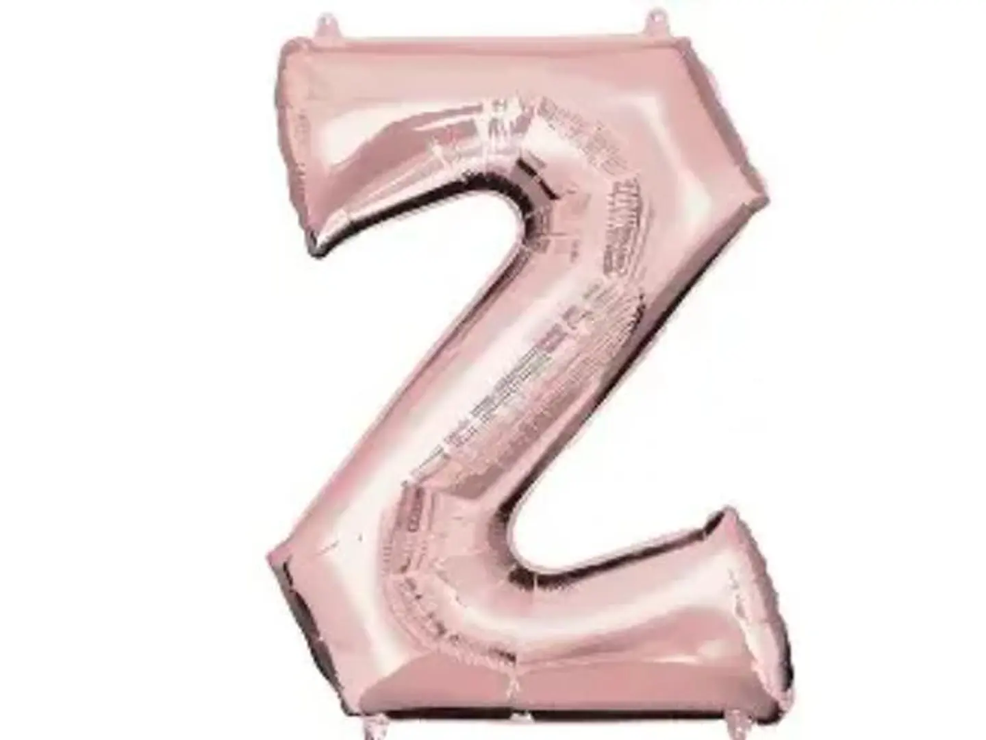 Rose Gold Letter Balloons Z