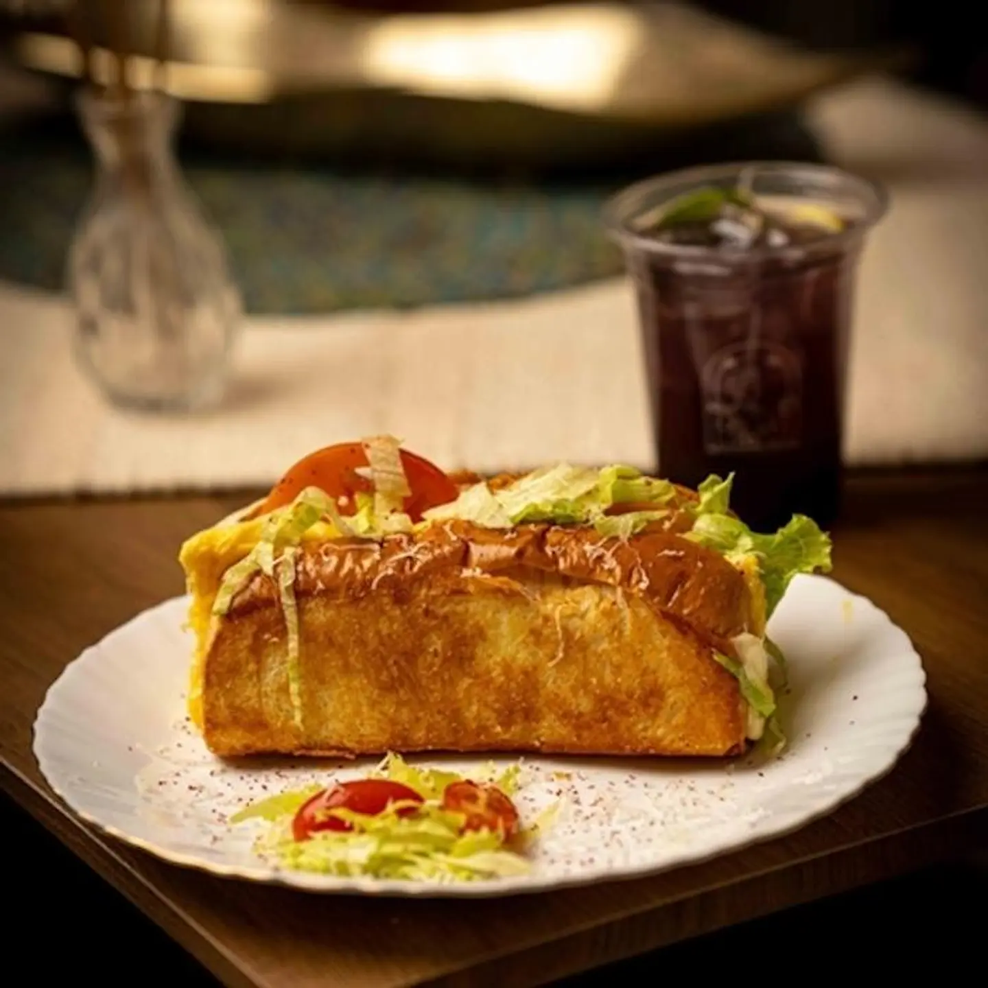 ساندوتش بريوش البيض