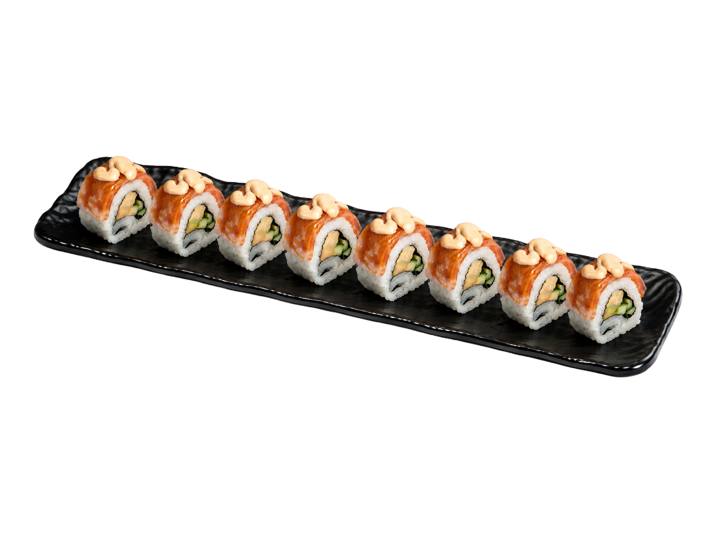 Spicy Rainbow Uramaki (8pcs)