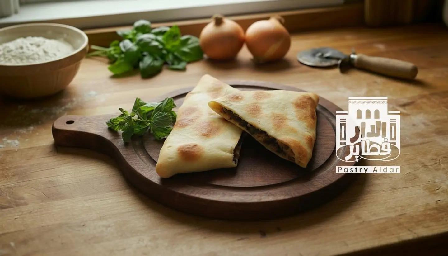 فطيرة سبانخ وسط