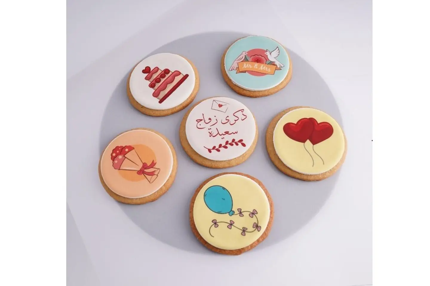 Anniversary Special Cookies 6 Pieces