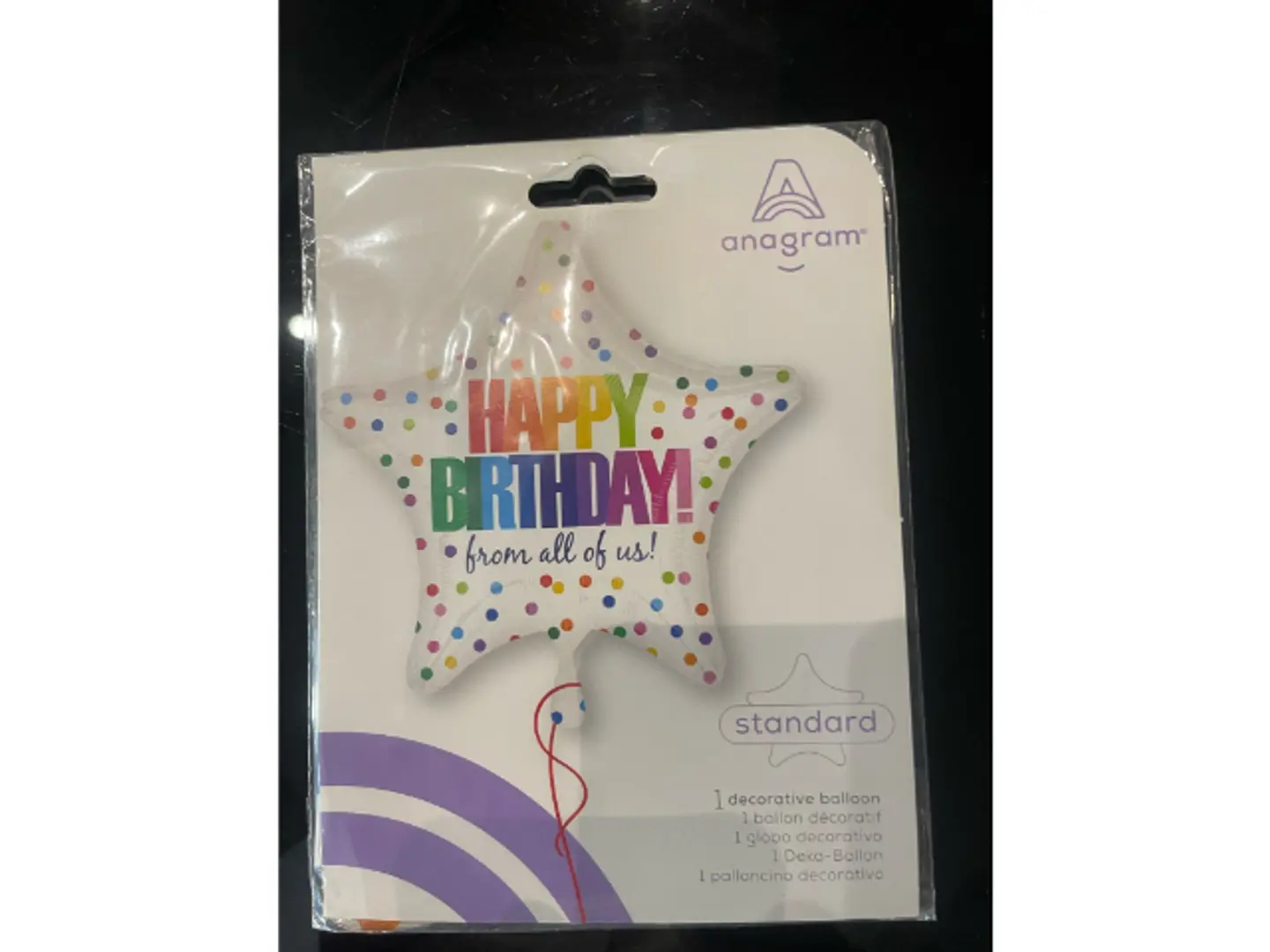 بالون عيد ميلاد ٦