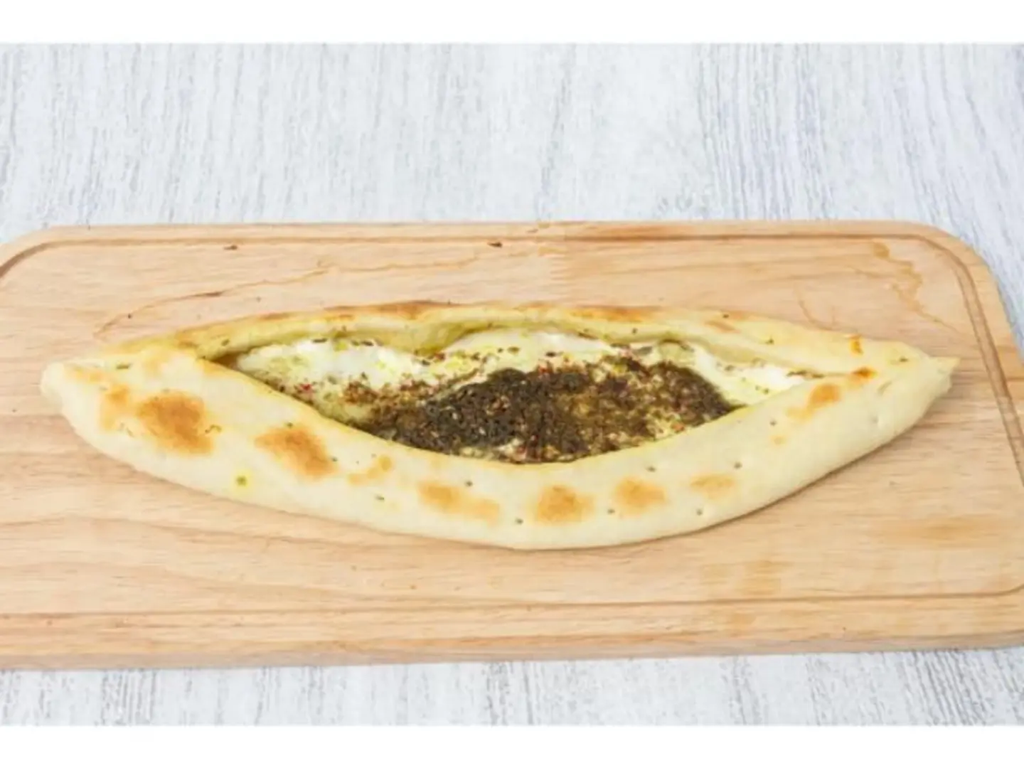 فطيرة لبنة وزعتر