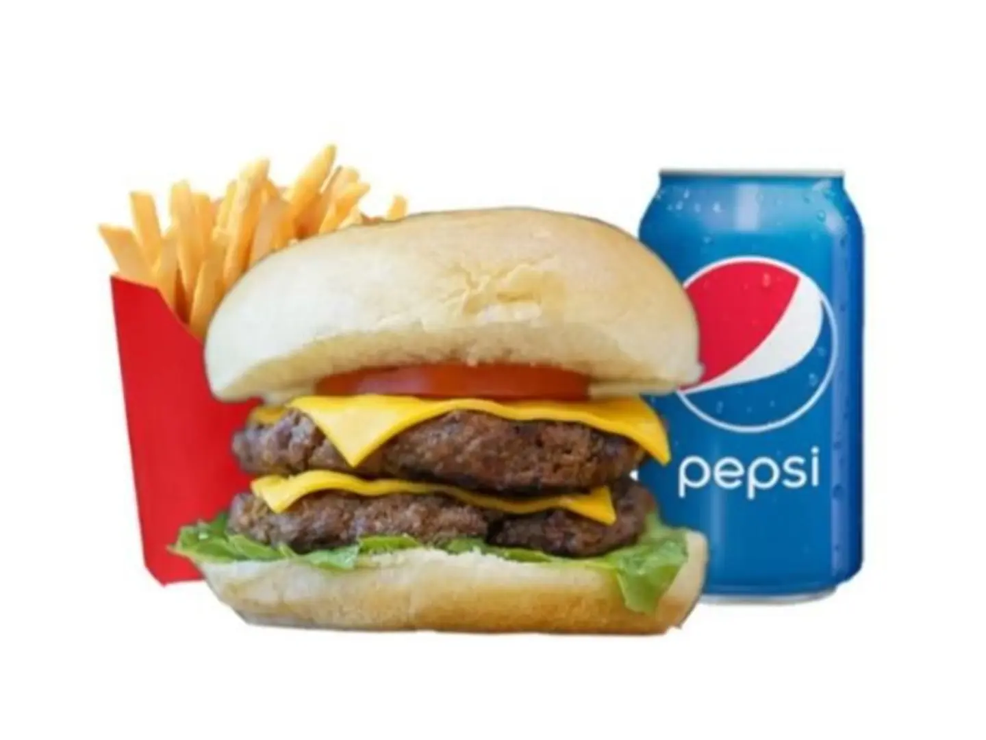 Healthy Bbq Double Beef Burger Meal