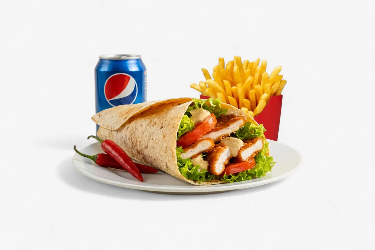 Tortilla Sandwich Meal