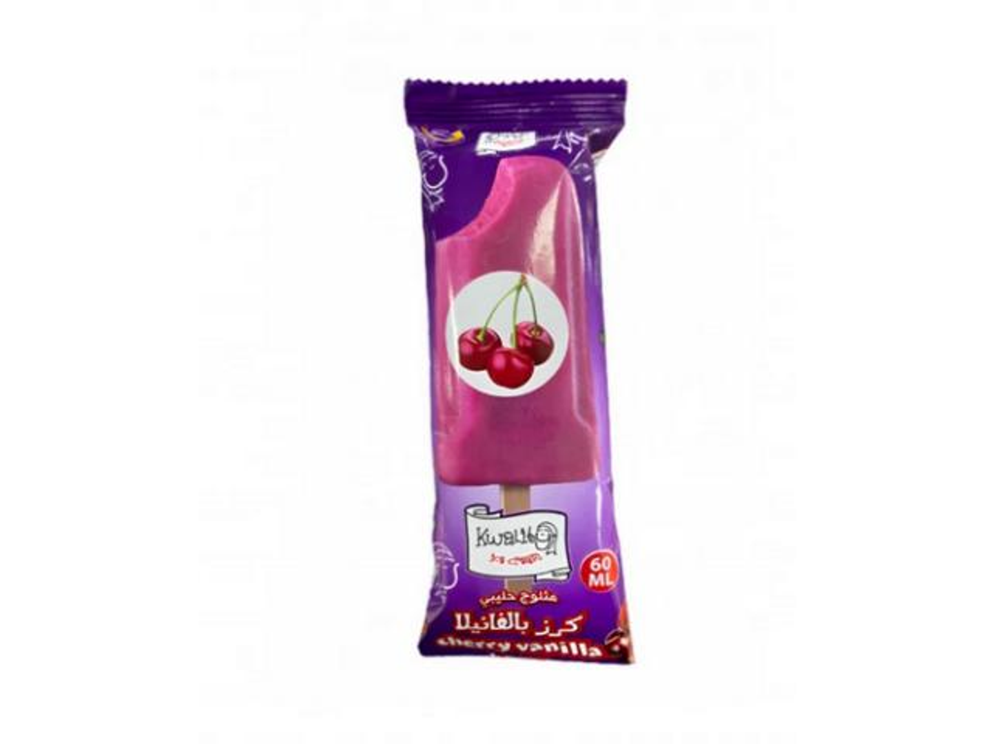 Quality Ice Cream Bar Frozen Milky Cherry Vanilla