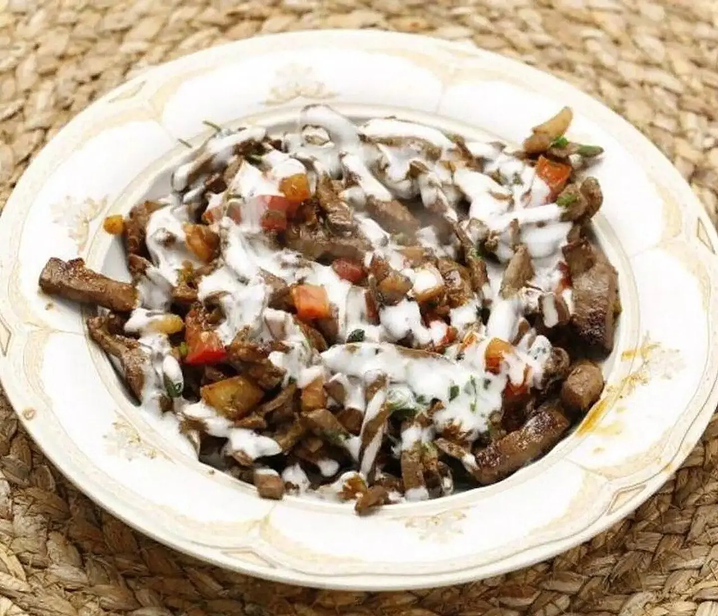كبدة طازجة بالجبن