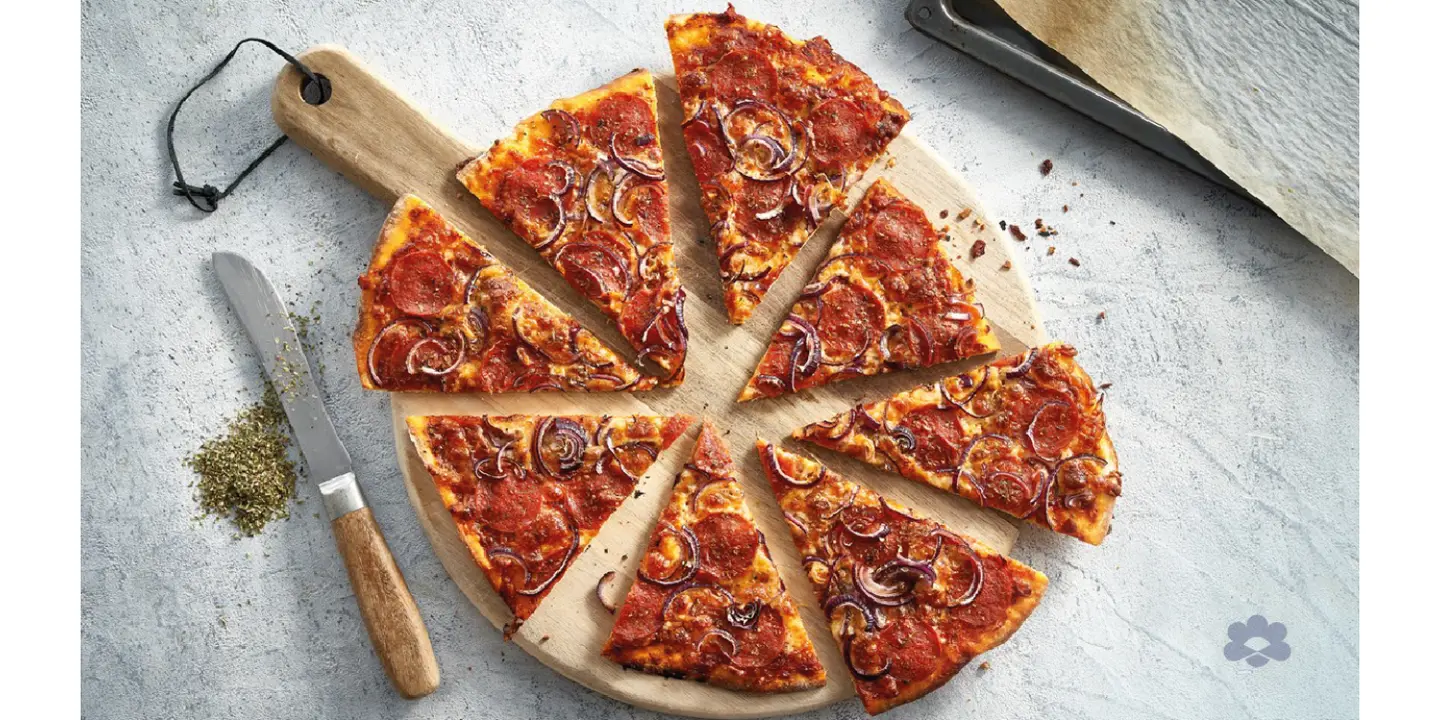 Cheese Manakish With Turkish Mortadella