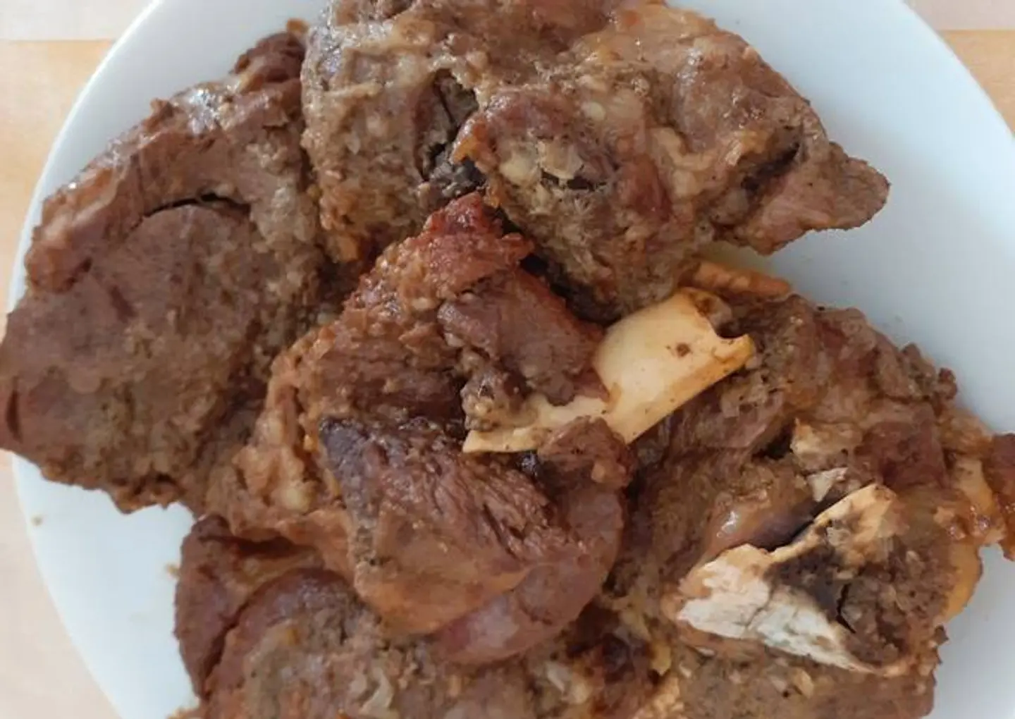 لحم محمر ساده
