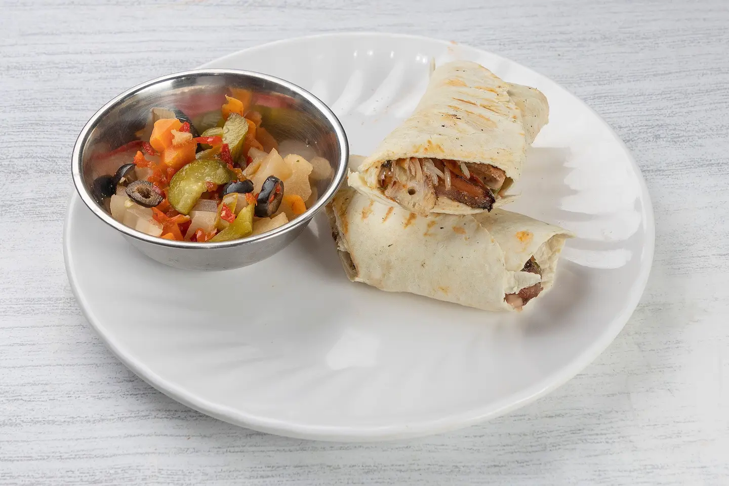 Chicken Shrimp Beef Sandwich