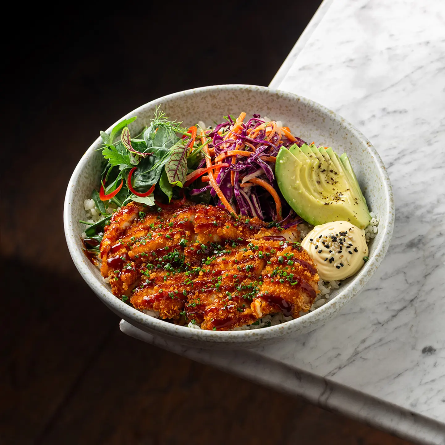 Katsu Chicken Rice Bowl