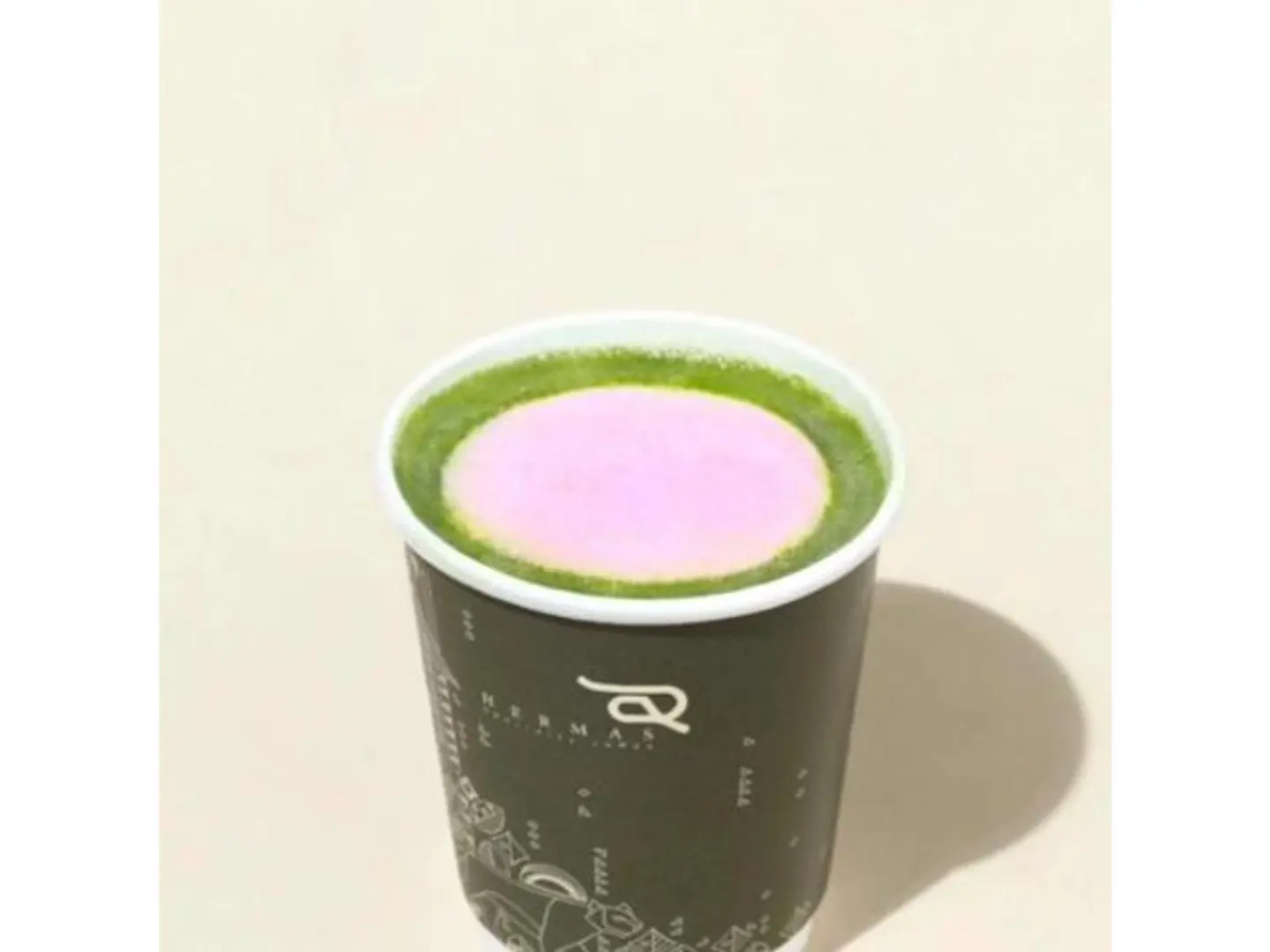 Hot Strawberry Matcha Latte