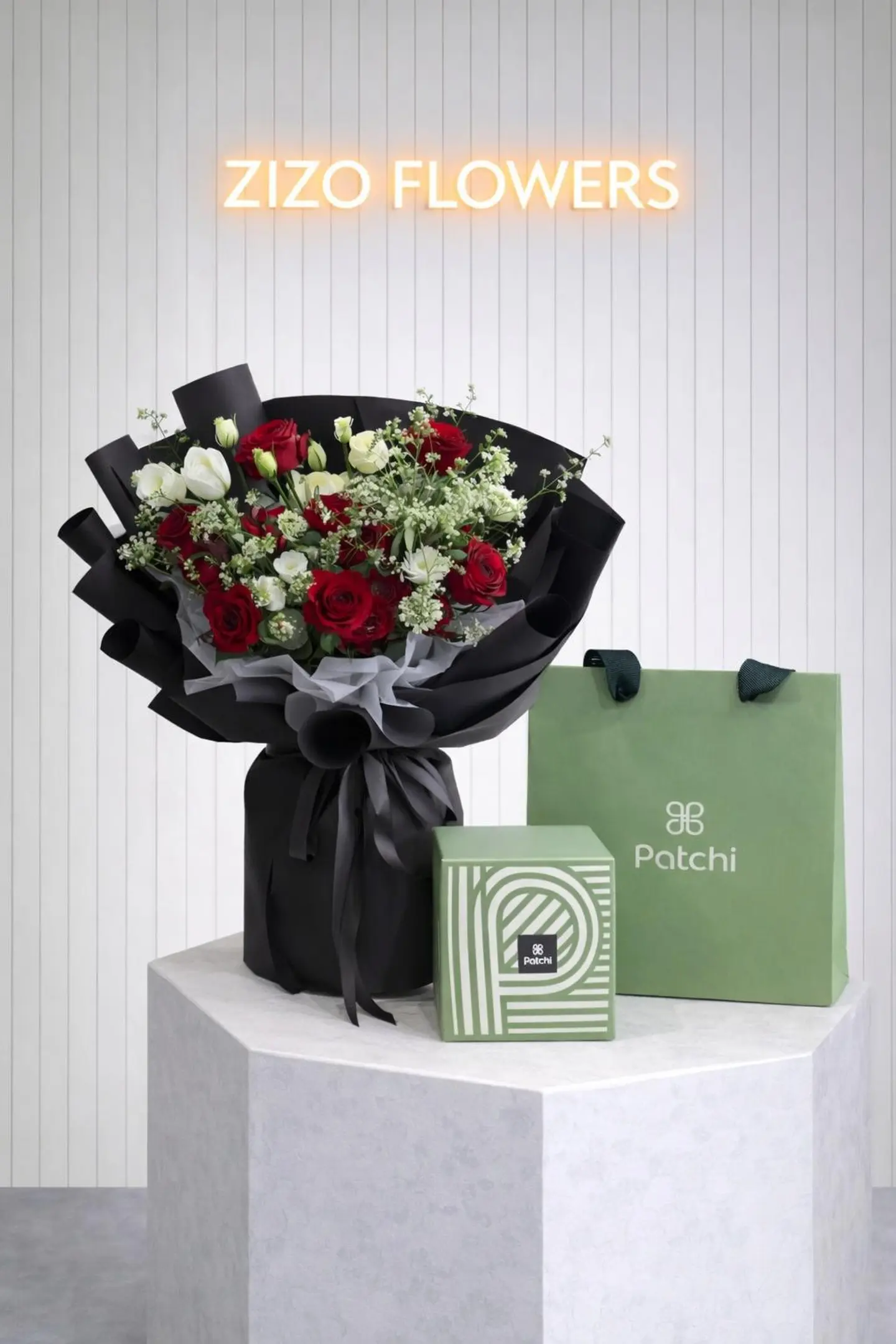 Rose With Patchi Chocolate11