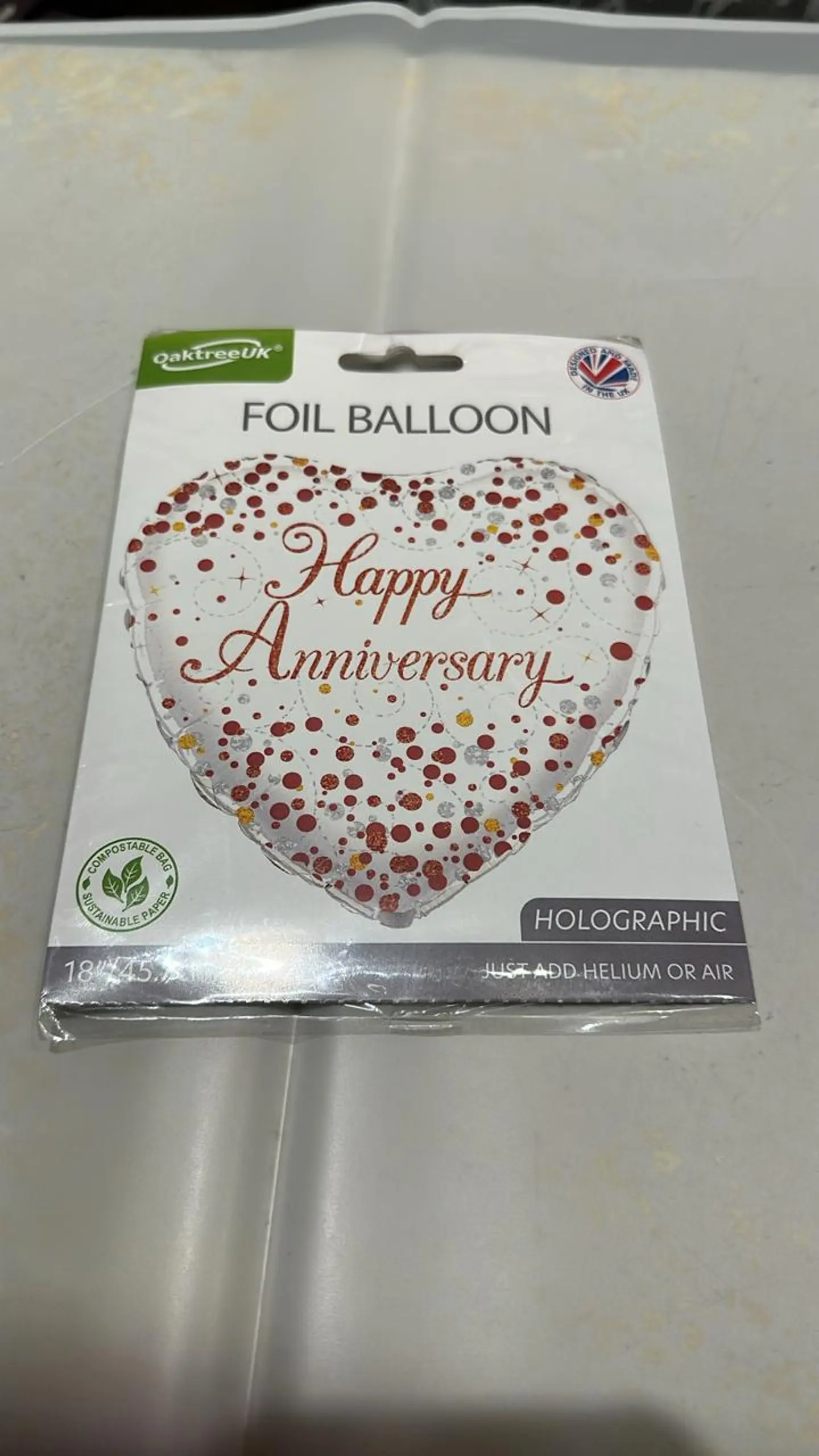 ذكرى سنوية سعيدة بالون